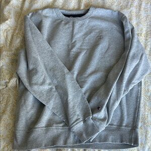 Champion Gray Crewneck Sweater Classic Style